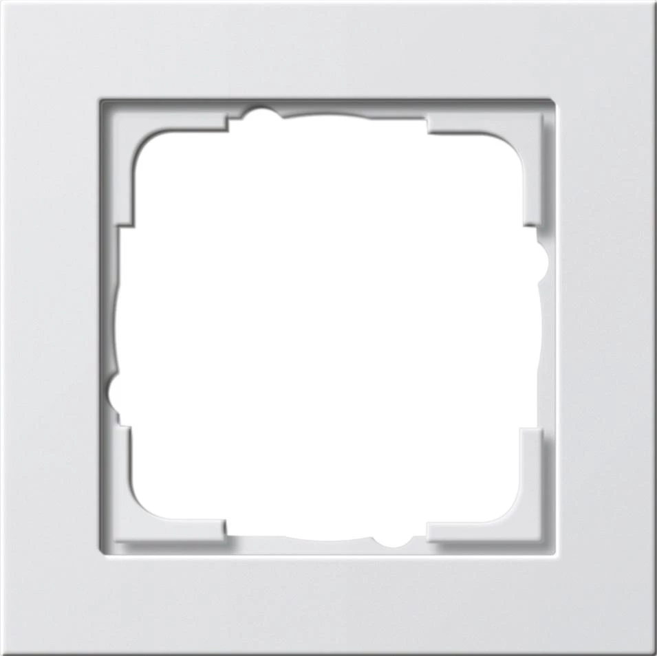  артикул 021122 название Рамка 1-ая (одинарная), цвет Белый, E2, Gira