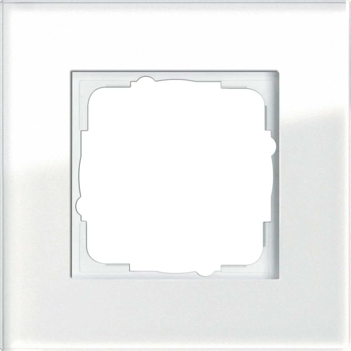  артикул 021112 название Рамка 1-ая (одинарная), Стекло Белое, серия Esprit