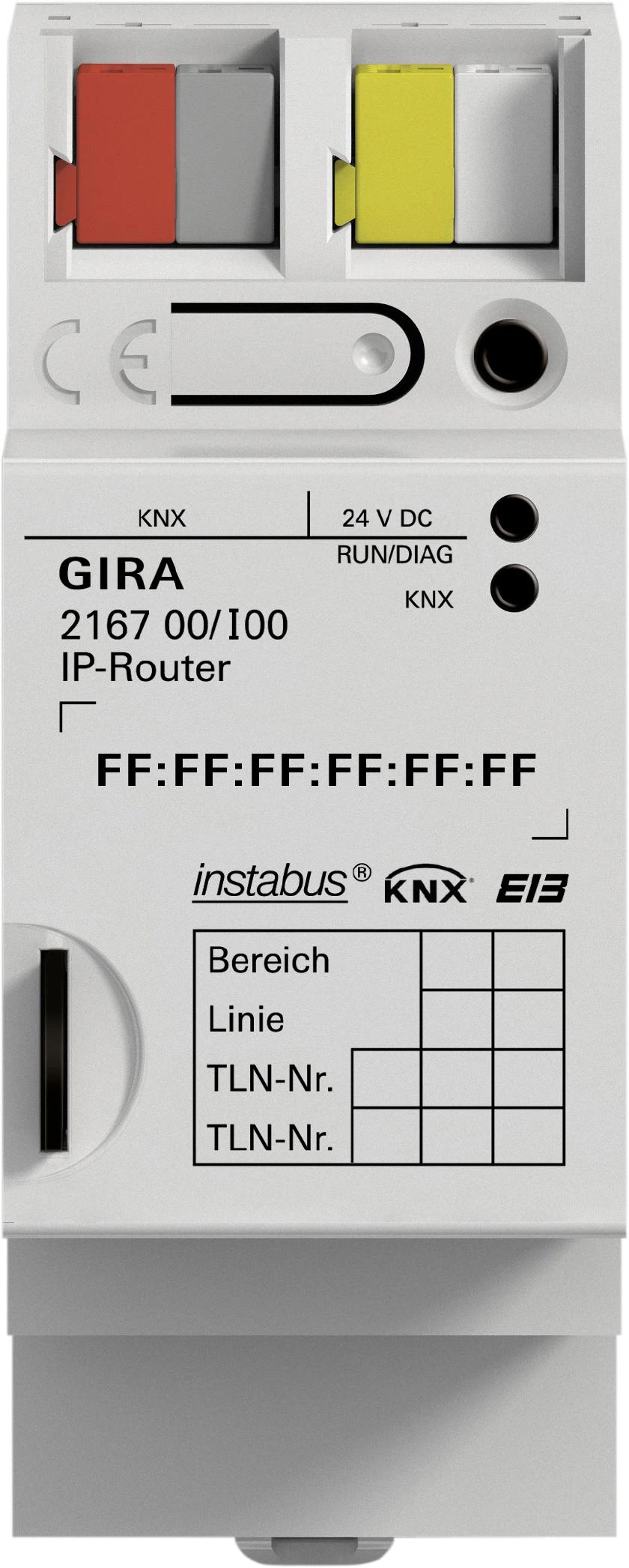  артикул 216700 название Gira Instabus IP роутер KNX/EIB REG