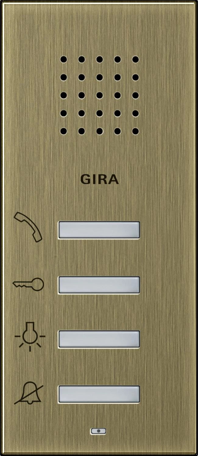  артикул 1250603 название Gira ClassiX Квартирная станция накладного монтажа System 55 бронза