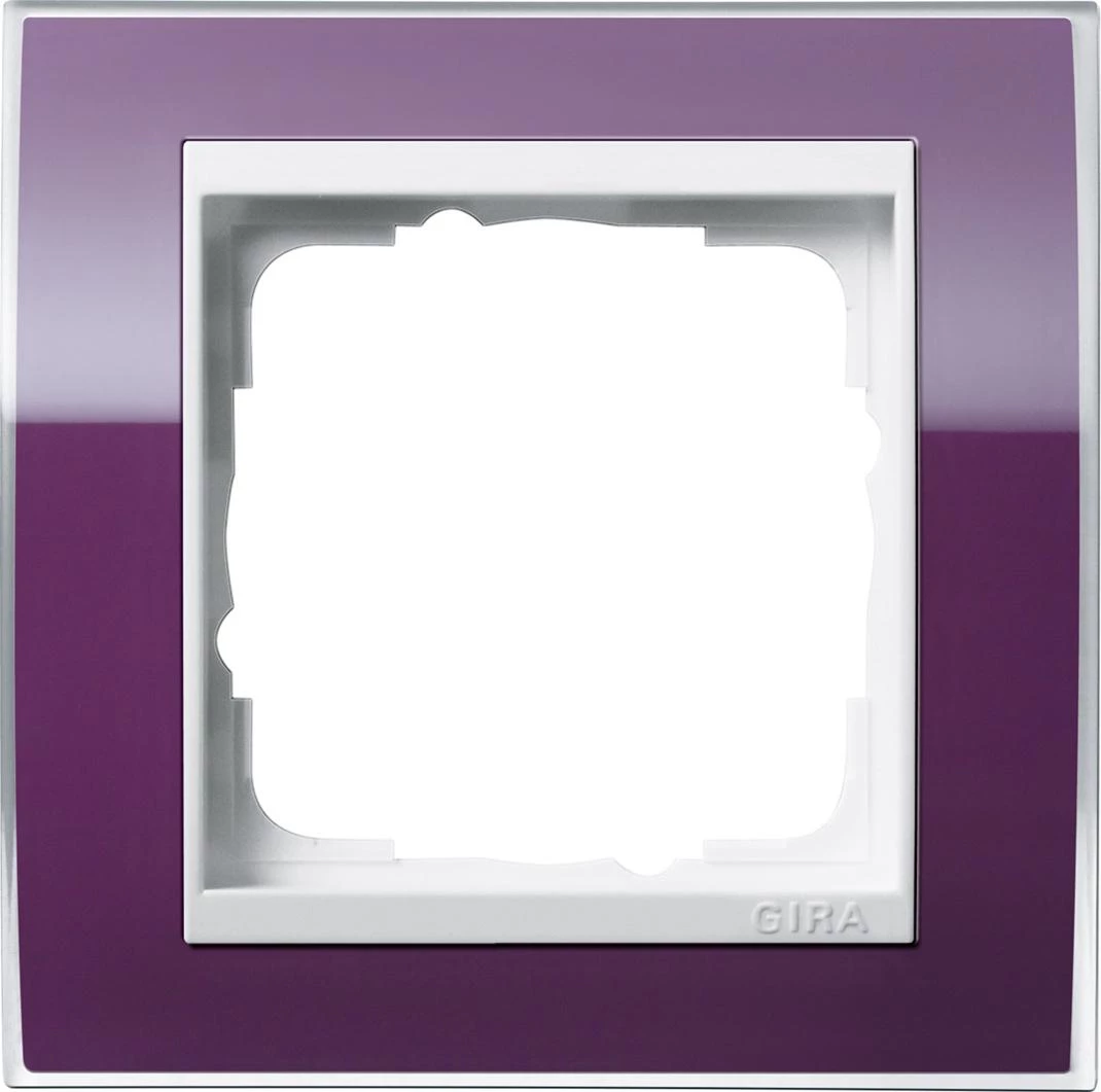  артикул 0211753 название Рамка 1-ая (одинарная), Фиолетовый/Белый, серия Event