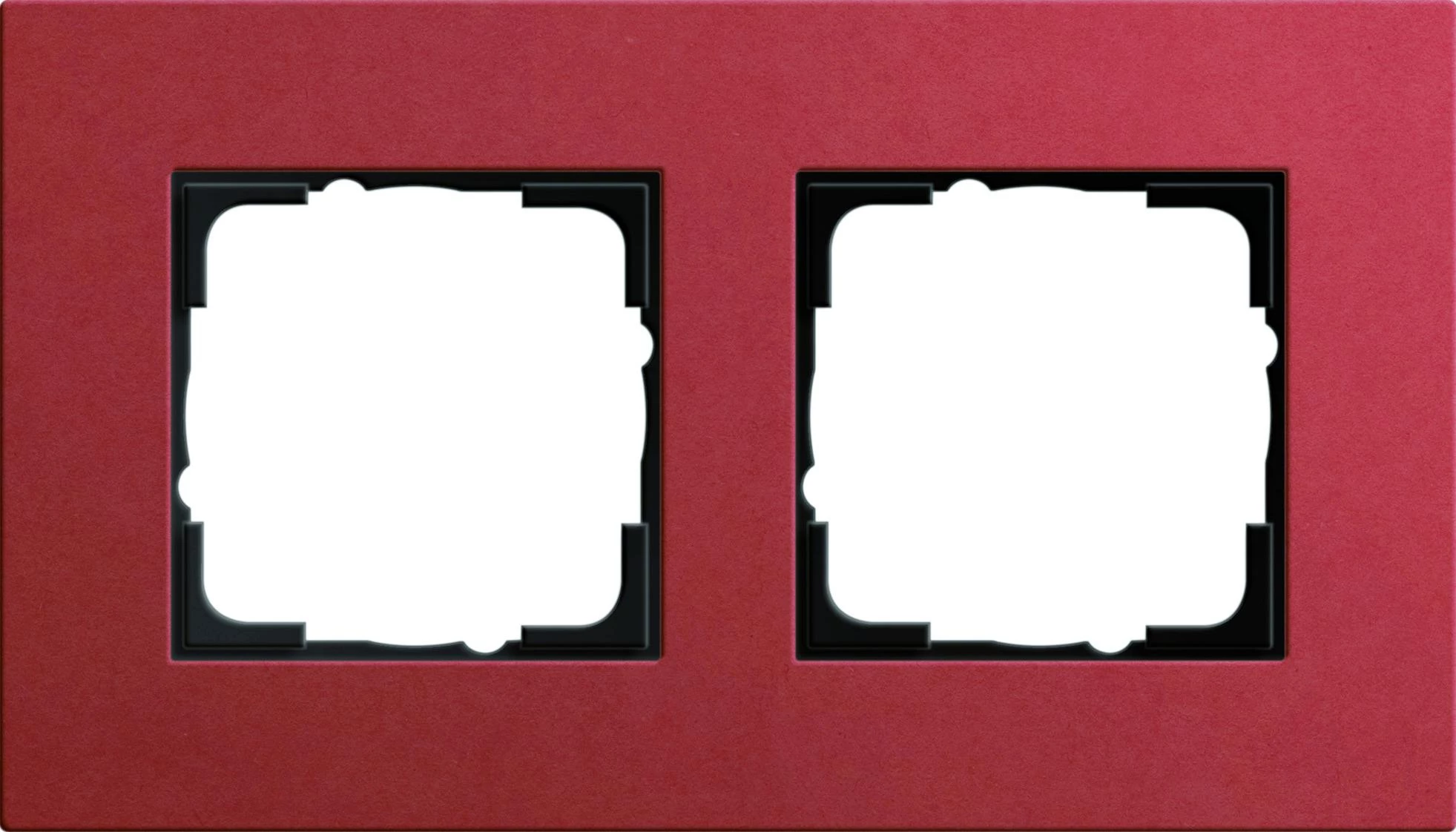  артикул 0212229 название Рамка 2-ая (двойная), Красный, серия Esprit