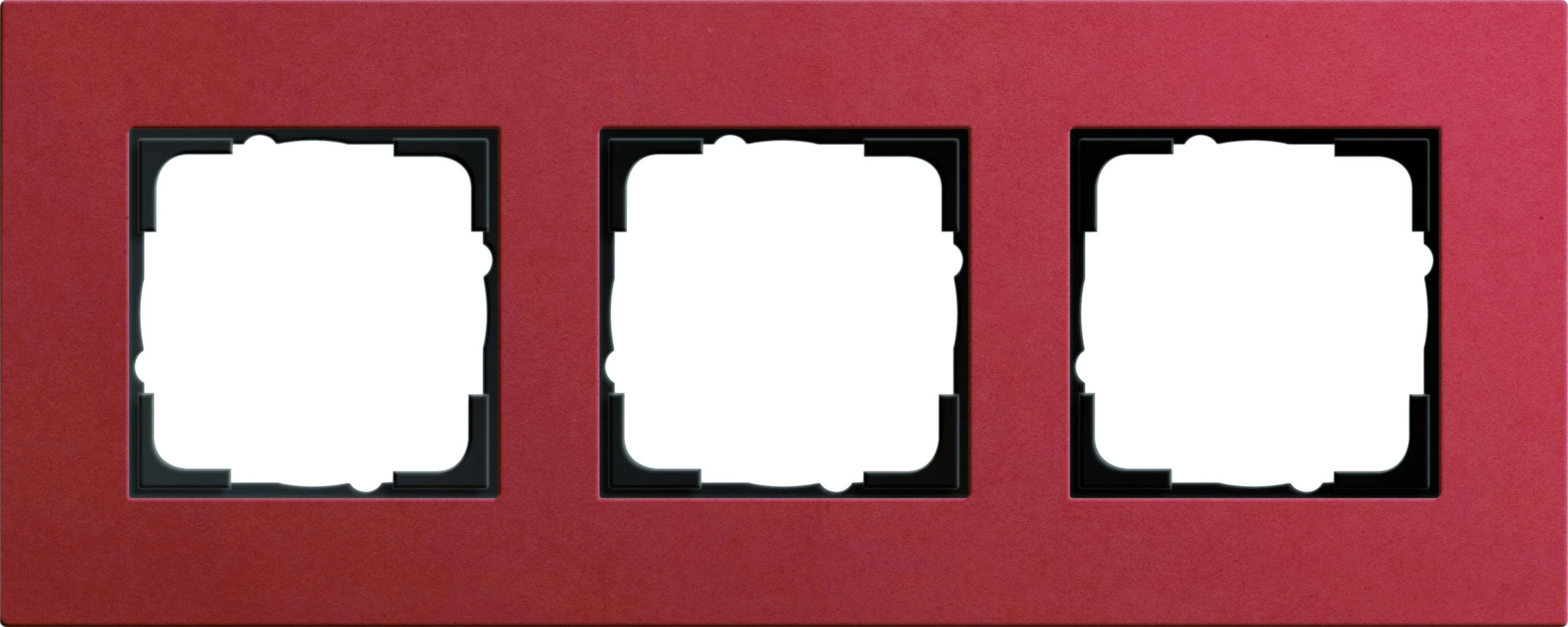  артикул 0213229 название Рамка 3-ая (тройная), Красный, серия Esprit